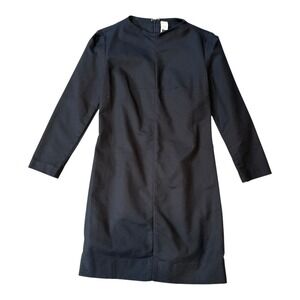 GAP Black Long Sleeve Classic Fit‎ Dress Career Work Party Cocktail Size 2